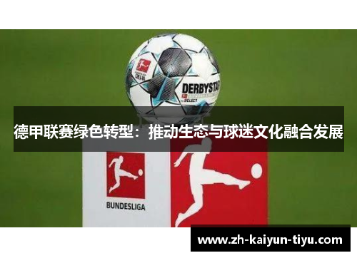 德甲联赛绿色转型:推动生态与球迷文化融合发展 德甲联赛绿色转型:推动生态与球迷文化融合发展